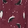 Fleece Penguin Print Pyjama Set, PURPLE MIX, swatch