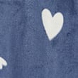 Fleece Heart Print Pyjama Set, BLUE MIX, swatch