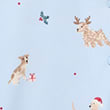 Soft Touch Printed Revere Pyjama Set, BLUE MIX, swatch
