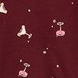 Pure Cotton Printed Pyjama Set, BURGUNDY, swatch