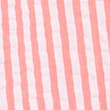 Pure Cotton Waffle Striped Chemise, BRIGHT CORAL, swatch