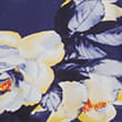 Satin Floral Long Wrap, MEDIUM BLUE, swatch