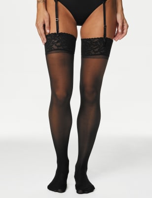 

Womens Autograph 2pk 10 Denier Ladder Resist Matt Stockings - Black, Black