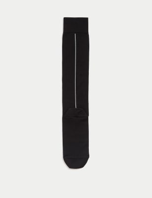 

Womens Autograph Kniestrümpfe mit hohem Baumwollanteil - Black, Black