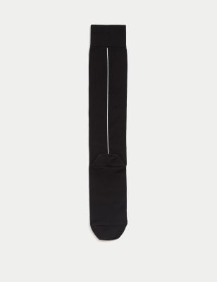 

Womens Autograph Cotton Rich Knee High Socks - Black, Black