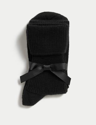 

Womens Autograph Pure Cashmere Socks, Black