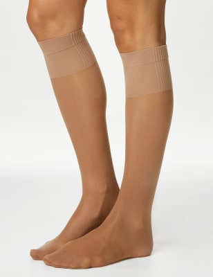 

Womens M&S Collection 4pk 15 Denier Medium Support Knee Highs - Rose Quartz, Rose Quartz