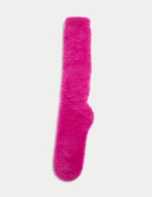 

Womens M&S Collection Cosy Fluffy Socks - Fuchsia, Fuchsia