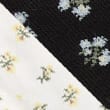2pk Cotton Rich Floral Crew Socks, BLACK MIX, swatch