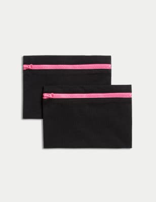 

M&S Collection Pack de 2 bolsas de viaje para la menstruaciónWomens - Rosa, Rosa