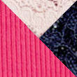 5pk Cotton Rich Lace Waist Shorts, NAVY MIX, swatch