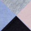 5pk Cotton Modal Blend & Lace Thongs, GREY MIX, swatch