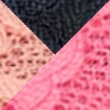3pk Lace High Waisted High Leg Knickers, PINK MIX, swatch
