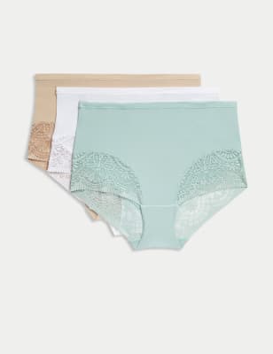 

Womens Body by M&S 3pk Body Soft™ Full Briefs - Dusted Mint, Dusted Mint