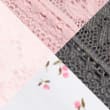 5 Pack Cotton & Lace Bikini Knickers, BLACK MIX, swatch