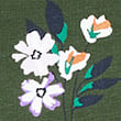 Cotton Rich Floral Lace Shorts, GREEN MIX, swatch