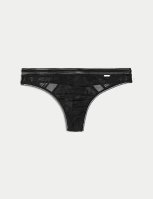 

Womens Autograph Valencia Lace Thong - Black, Black