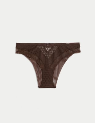 

Womens Autograph Vienna Lace Miami Knickers - Dark Chocolate, Dark Chocolate