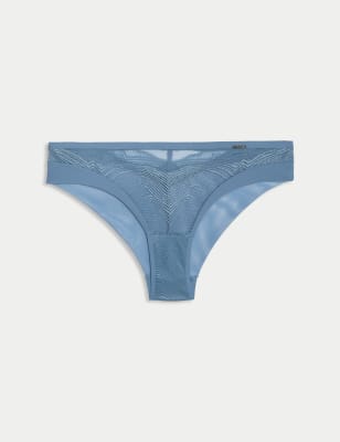 

Womens Autograph Kyoto Lace Brazilian Knickers - Ocean, Ocean