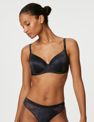 

Womens Rosie Dahlia Wired Full Cup Bra A-E - Carbon, Carbon