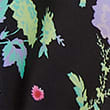 Emilia Satin Floral Wired Plunge Bra A-E, BLACK MIX, swatch