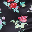 Emilia Satin Floral Thong, BLACK MIX, swatch