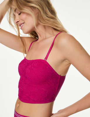 

Womens B by Boutique Korsett mit Spitze „Cleo“ - Hot Pink, Hot Pink