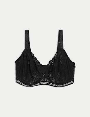 

Womens B by Boutique Cleo Minimizer-BH mit Bügel und Spitze - Black, Black