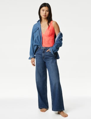 

Womens B by Boutique Body mit Spitze „Cleo“ - Sunset, Sunset