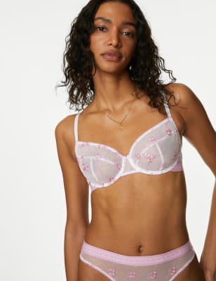 

Womens B by Boutique Balconette-BH mit Bügel und Stickerei „Emilia“ (A-E) - White Mix, White Mix
