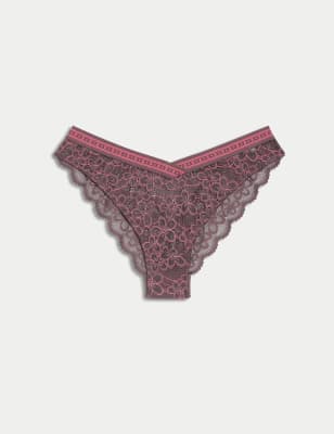 

Womens B by Boutique Cleo Lace Miami Knickers - Sable, Sable