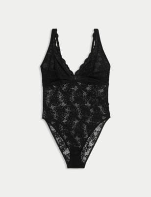 

Womens B by Boutique Cleo Lace Non Wired Body - Black, Black