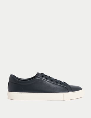 

Mens M&S Collection Lace Up Trainers, Navy