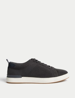 

Mens M&S Collection Lace up Trainers - Dark Grey, Dark Grey