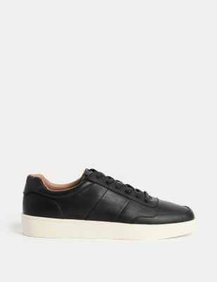 

Mens M&S Collection Lace Up Trainers - Black, Black