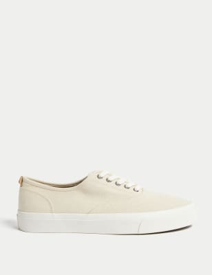 

Mens M&S Collection Canvas Pumps - Stone, Stone