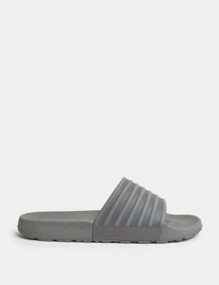 

Mens M&S Collection Pool Sliders - Grey, Grey