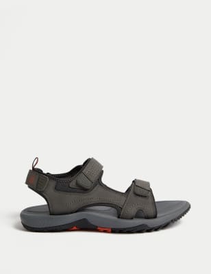 

Mens M&S Collection Riptape Sandals - Grey, Grey