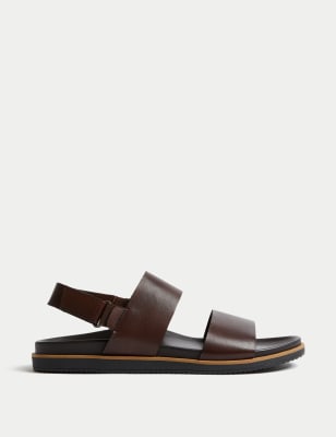 

Autograph Sandalias de piel con dos tirasMens - Brown, Brown