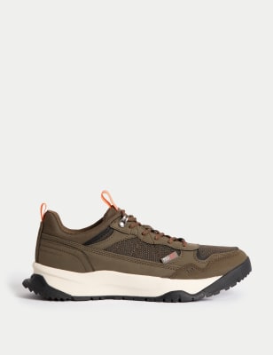 

Mens TREK Lace Up Walking Shoes - Khaki Mix, Khaki Mix