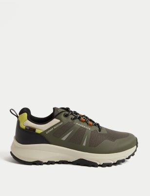 

M&S Collection Zapatillas deportivas de trekking con cordones resistentes a la lluviaMens - Khaki Mix, Khaki Mix