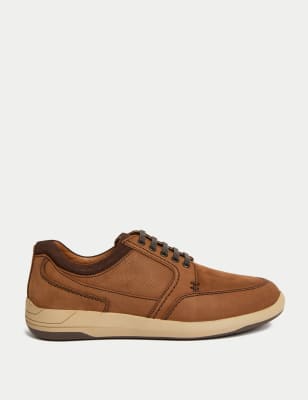 

M&S Collection Zapatos Derby Airflex™ de piel de ancho especialMens - Brown Mix, Brown Mix