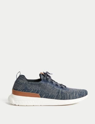 

Mens M&S Collection Airflex™ Lace Up Trainers - Navy, Navy