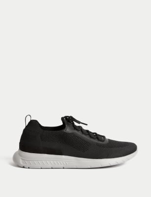 

Mens M&S Collection Airflex™ Lace Up Trainers, Black