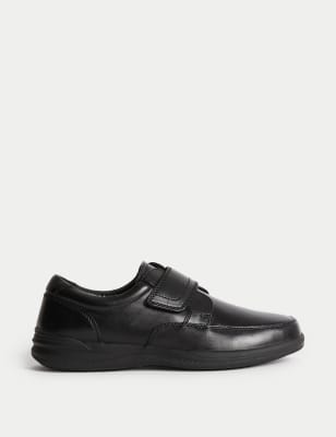 

Mens M&S Collection Klettverschluss-Schuhe aus Leder mit weiter Fußbreite - Black, Black