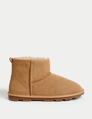 

Mens Autograph Suede Slipper Boots - Light Tan, Light Tan