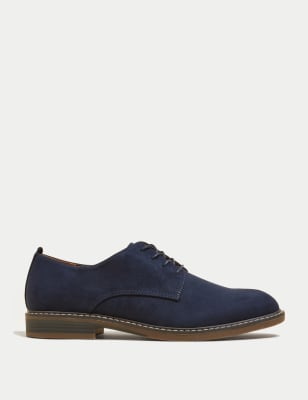 

Mens M&S Collection Suedette Derby Shoes - Navy, Navy