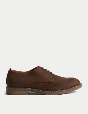 

Mens M&S Collection Derby-Schuhe in Wildlederoptik - Brown, Brown