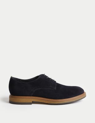 

Mens M&S Collection Suede Derby Shoes - Navy, Navy