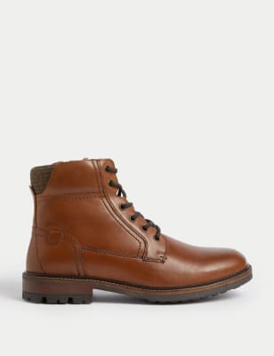 

Mens M&S Collection Leather Casual Boots - Tan, Tan